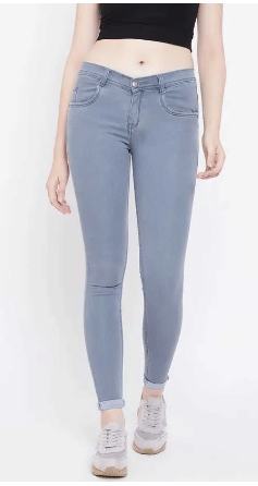     			Drewin Women's Regular Fit Mid-Rise Jeans ( Grey )
