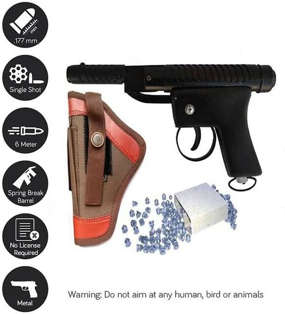 Dynamic Metal Air gun toys for all practice purpose 200 pellets free / cover free Dynamic Metal Air gun toys for all practice purpose 200 pellets free / cover free