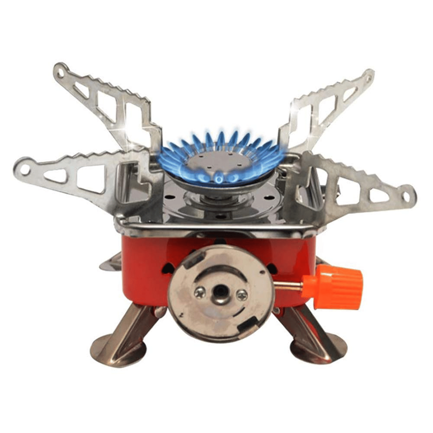     			Foldable Outdoor Gas Stove – Portable Stainless Steel Burner for Camping & Travel