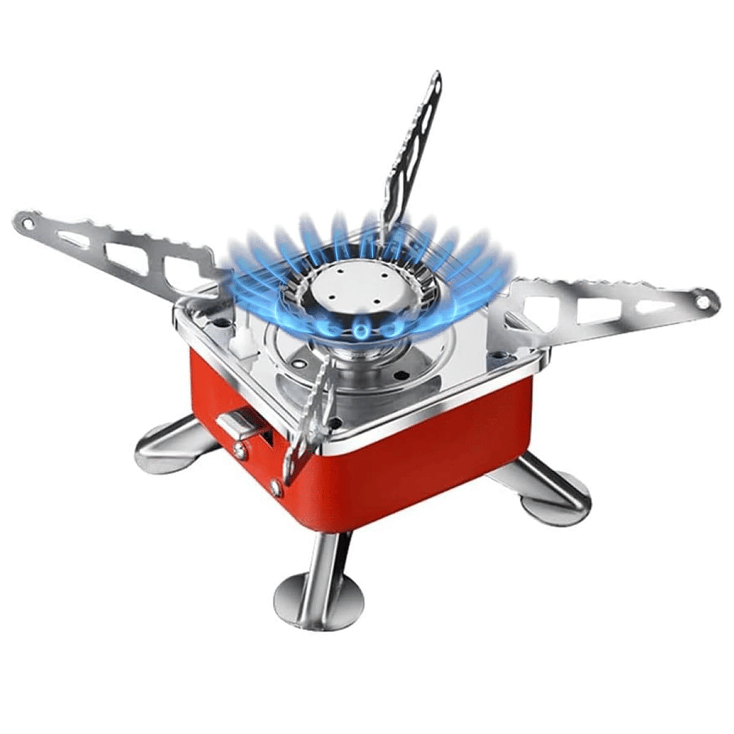     			Foldable Outdoor Gas Stove – Portable Stainless Steel Burner for Camping & Travel