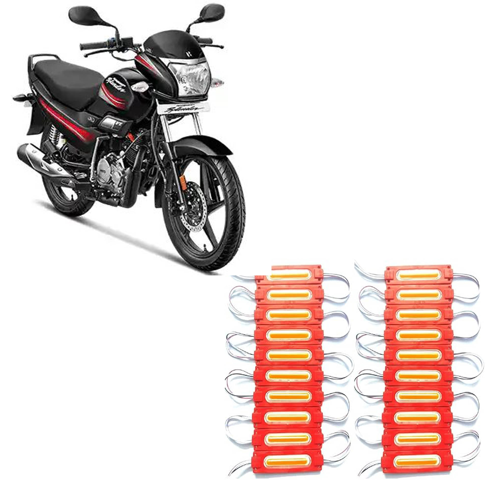 GENRIC 01 Tail Light For All Bike Make ( Pack of 10 ) GENRIC 01 Tail Light For All Bike Make ( Pack of 10 )
