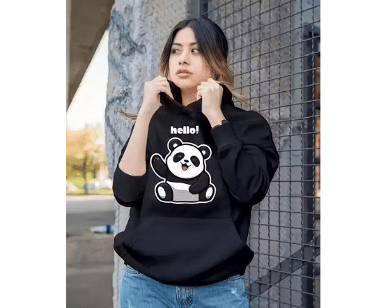     			Idrishi production Woollen Women's Non Zippered Sweatshirt ( Black )