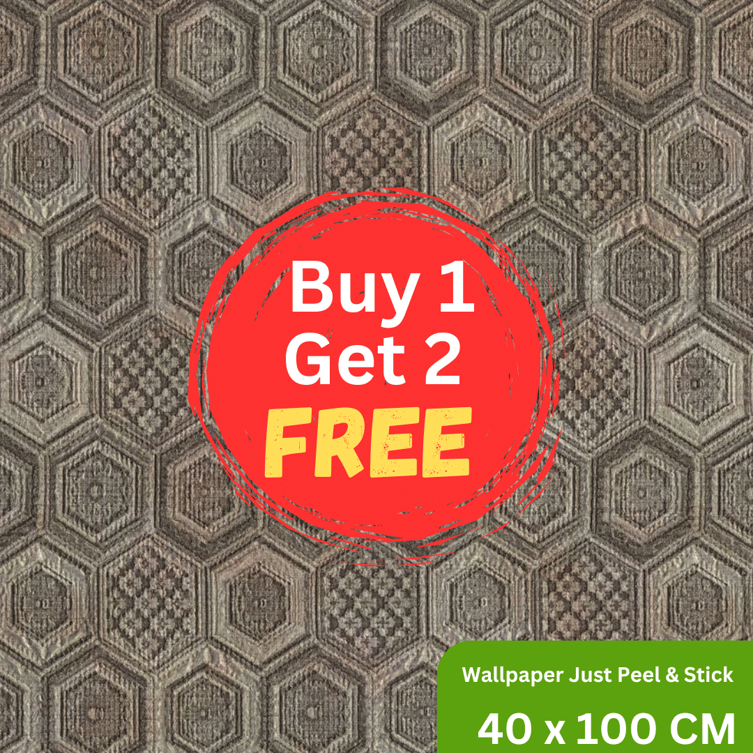     			Interawall Decor Self-Adhesive Decal Wallpaper Specific Product for Bedroom, Living Room, Kids Room, Play Room, Office | Abstract Home Wallpaper for Home Decor (Buy 1 get 2 Free, Pack of 3 Pcs,  Size-16x39 Inches Each Strip)