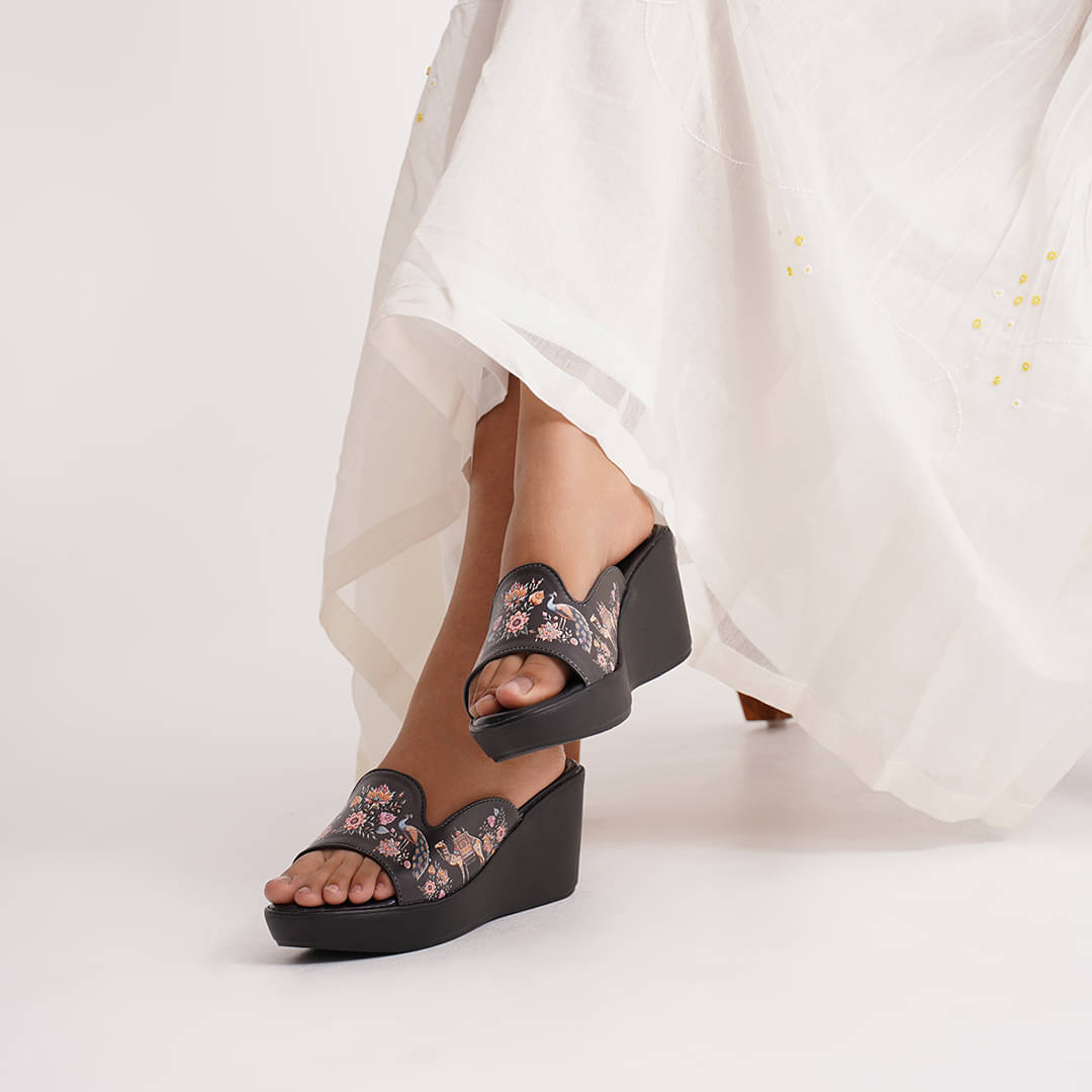     			JM Looks Black Women's Sandal Heels