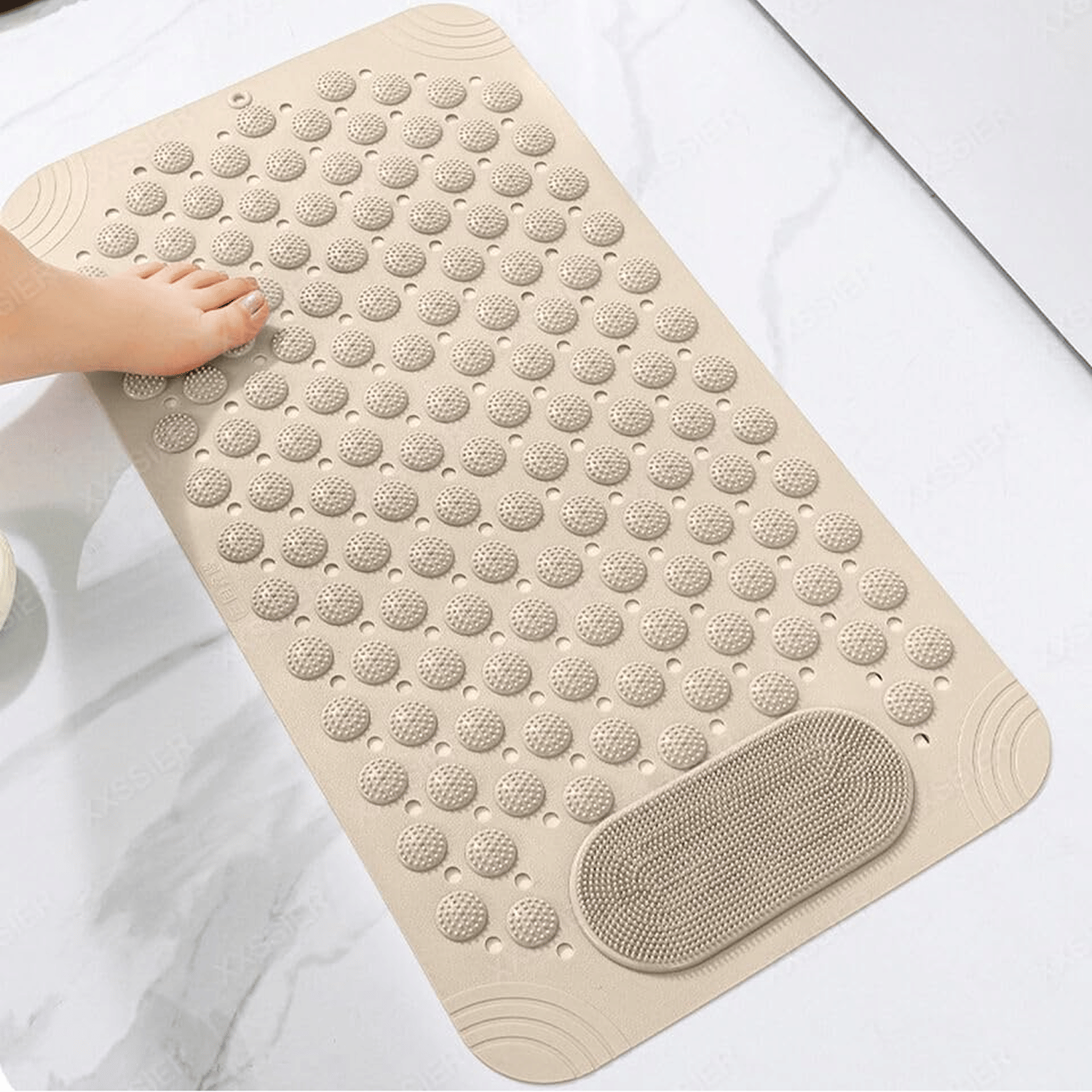 MAHADEV ENTERPRISE Rubber Bath Mat Other Sizes cm ( Pack of 1 ) - Multicolor