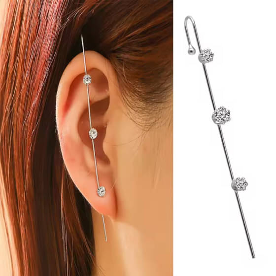     			Medbuddy Silver Stud Earrings ( Pack of 1 )