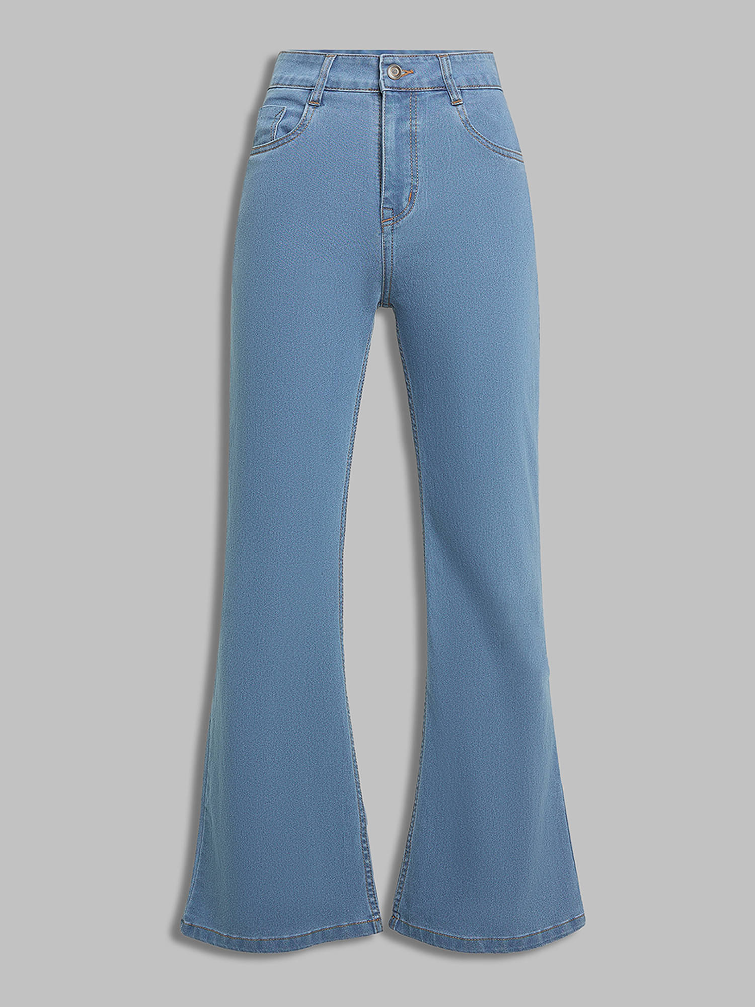     			Miss Chase Women's Bootcut High-Rise Jeans ( Blue )