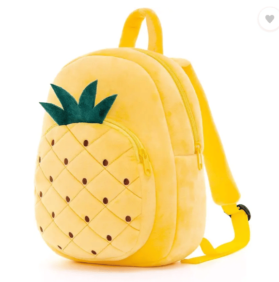     			Pankify Yellow Fabric Backpack For Kids