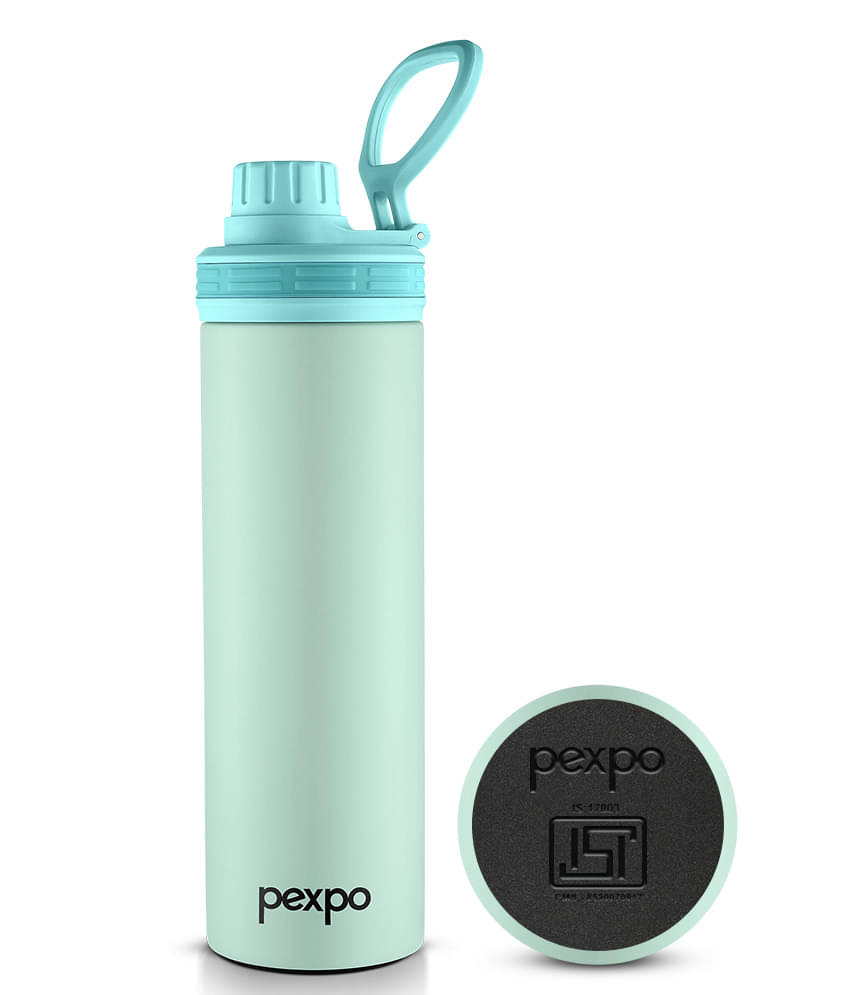     			Pexpo Aqua Sip Green Stainless Steel Fridge Water Bottle 800 mL ( Set of 1 )