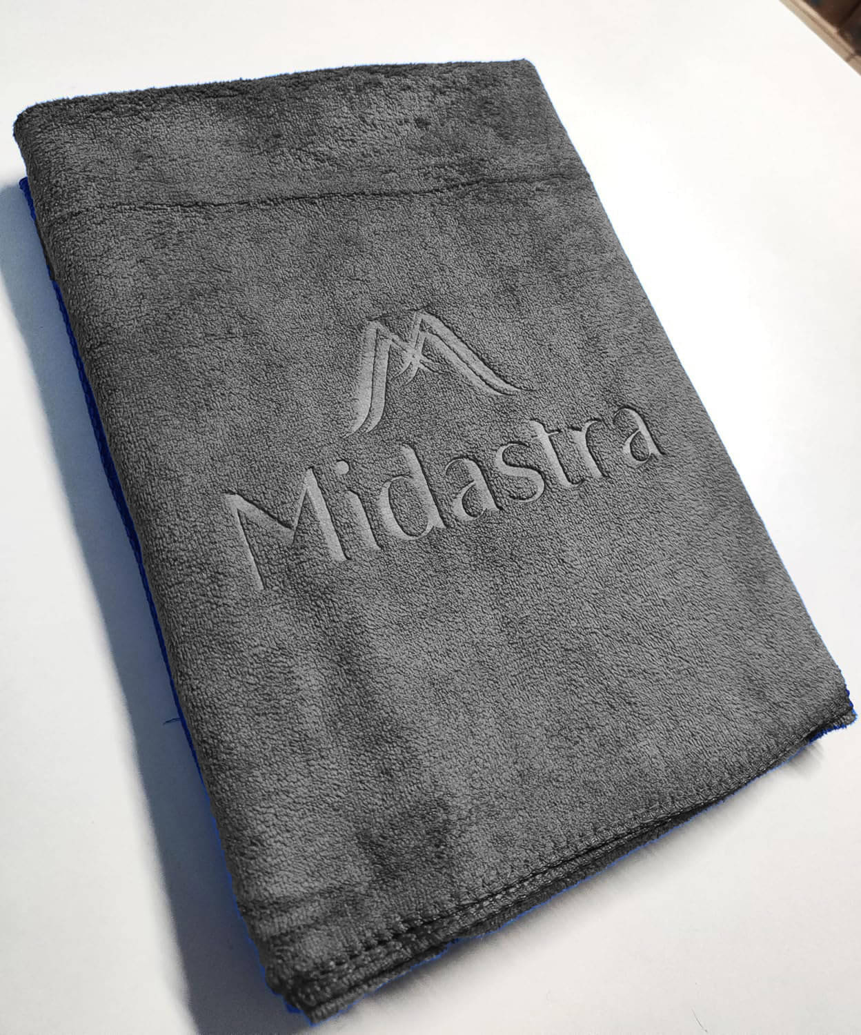     			Piera Pack of 1 Microfibre 500 -GSM Bath Towel ( Grey Melange )