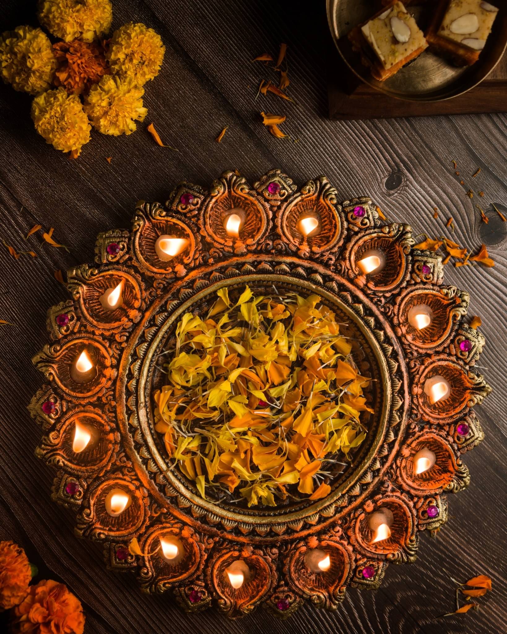 THE HANDICRAFTIAN Terracotta Designer Diya - Pack of 1 THE HANDICRAFTIAN Terracotta Designer Diya - Pack of 1