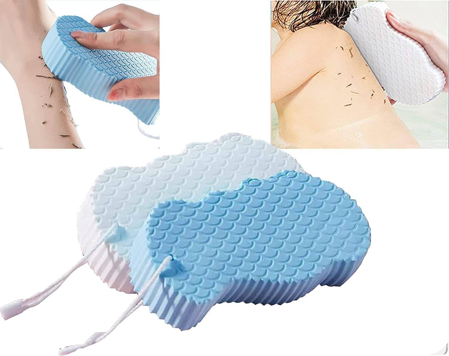     			WHIMSICAL WONDERS 2 Pc Super Soft Bath Sponge Scrubber for Kids & Babies - Gentle Cleaning, Exfoliating, and Dead Skin Removal- Perfect for Men and Women (Surprise Colors)