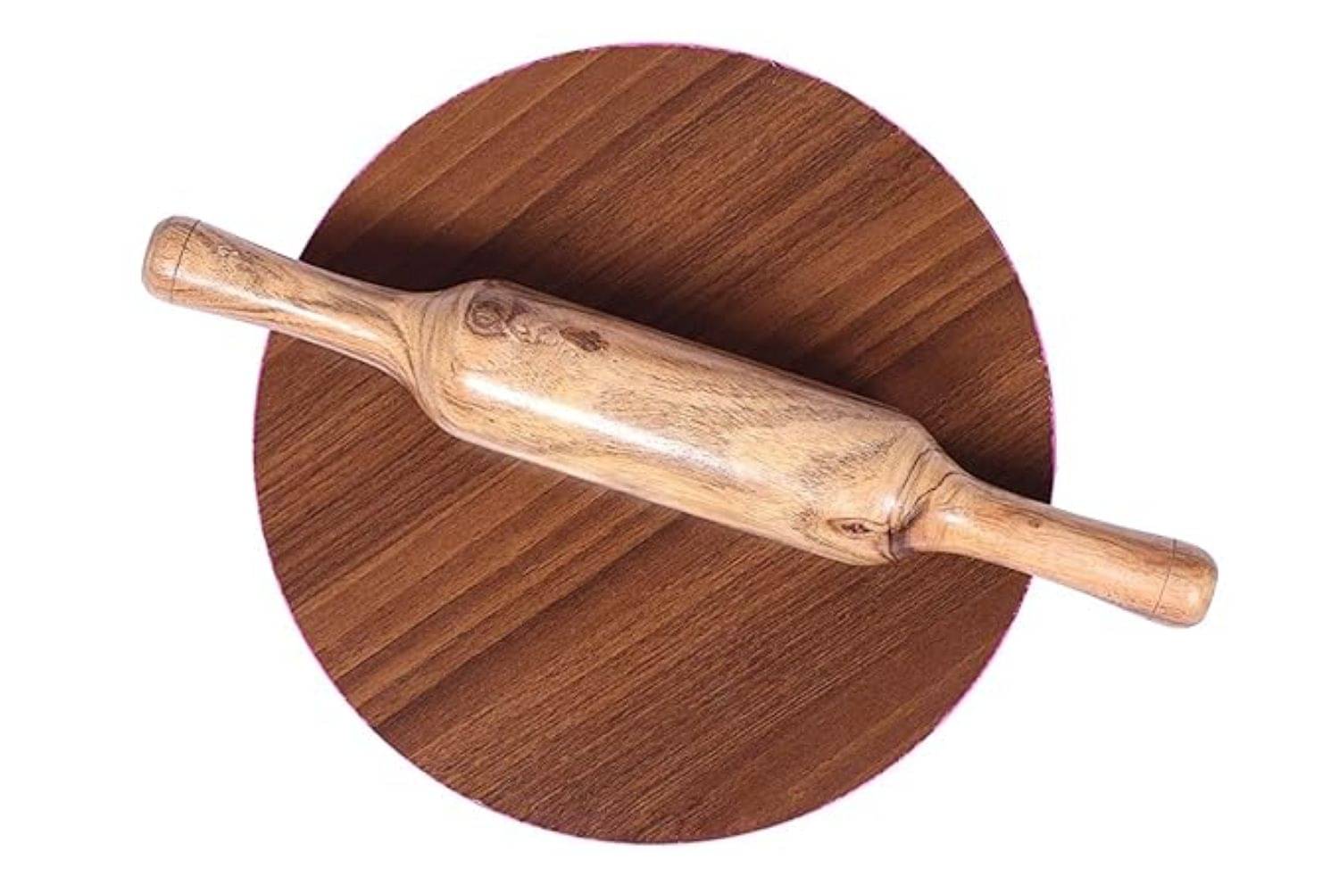     			WOODENOLOGY Wooden Rolling Pin Combo 1 Pc