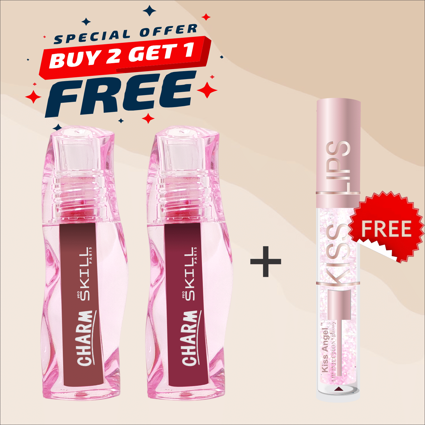 pro skill paris Purple Matte Hydrating Liquid Lipstick ( Pack of 3 )     			pro skill paris Purple Matte Hydrating Liquid Lipstick ( Pack of 3 )