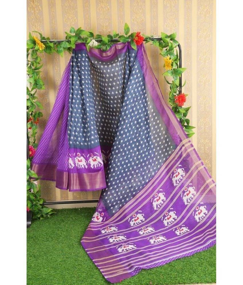     			varutex Cotton Silk Applique Regular Saree With Unstitched Blouse Piece ( Magenta )
