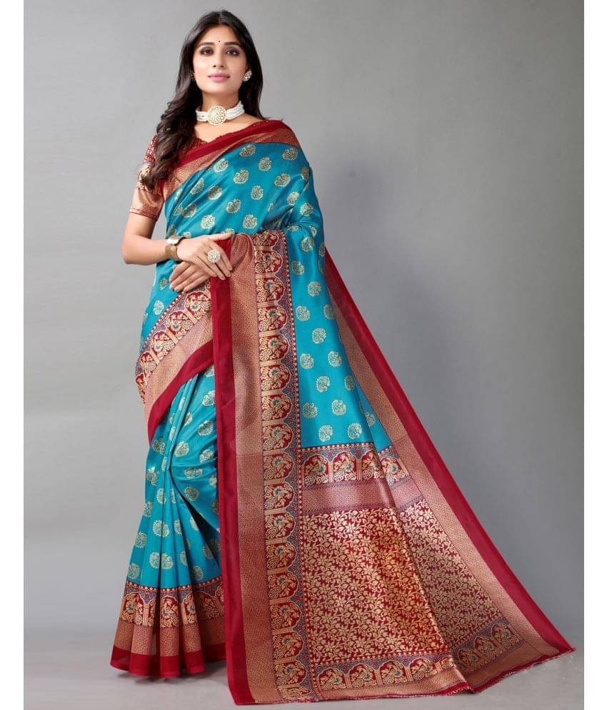     			varutex Cotton Silk Solid Regular Saree With Unstitched Blouse Piece ( Multicolor )