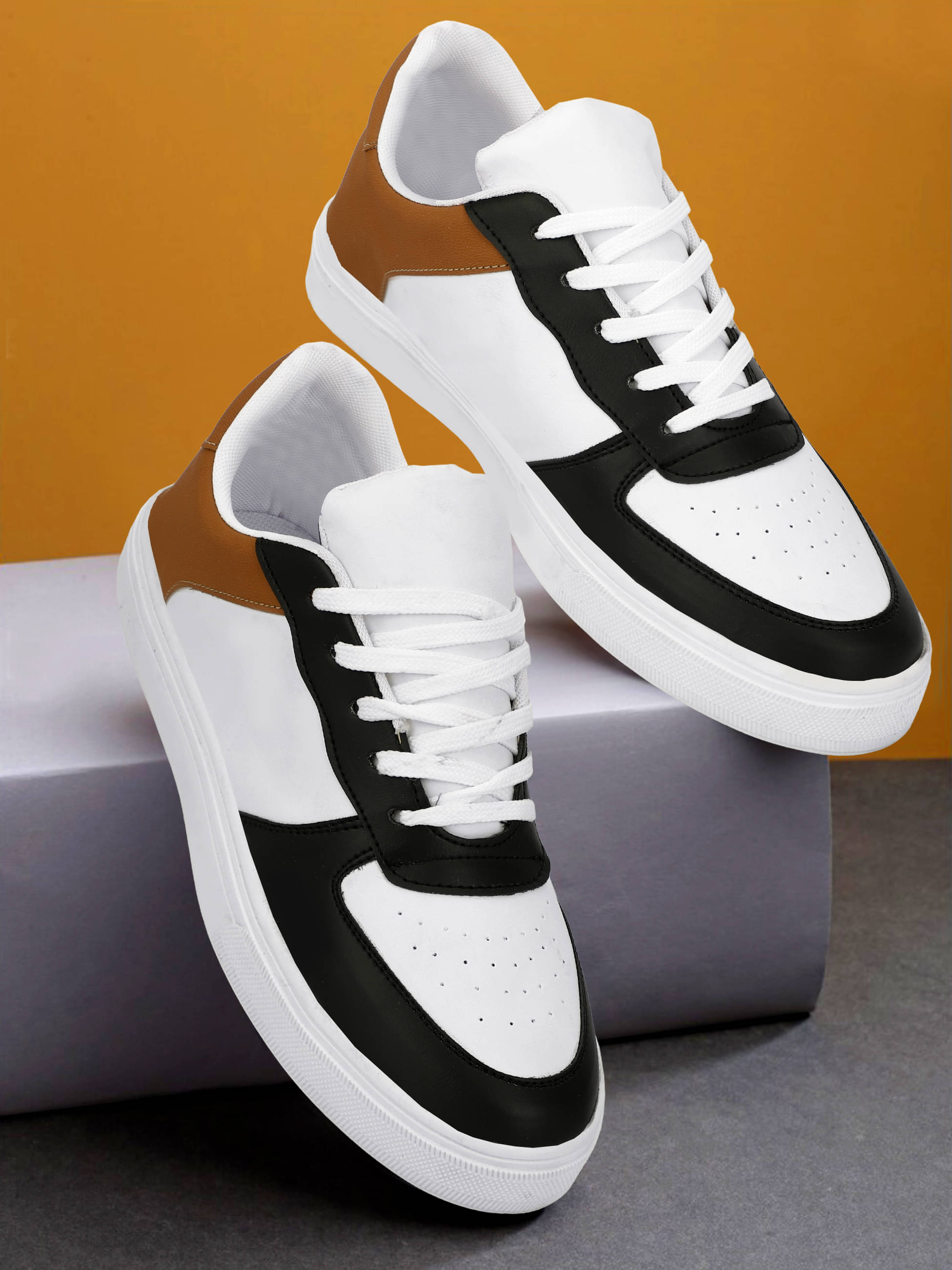     			ADISO Trendy ,outdoor stylish casual Tan Men's Lifestyle Shoes