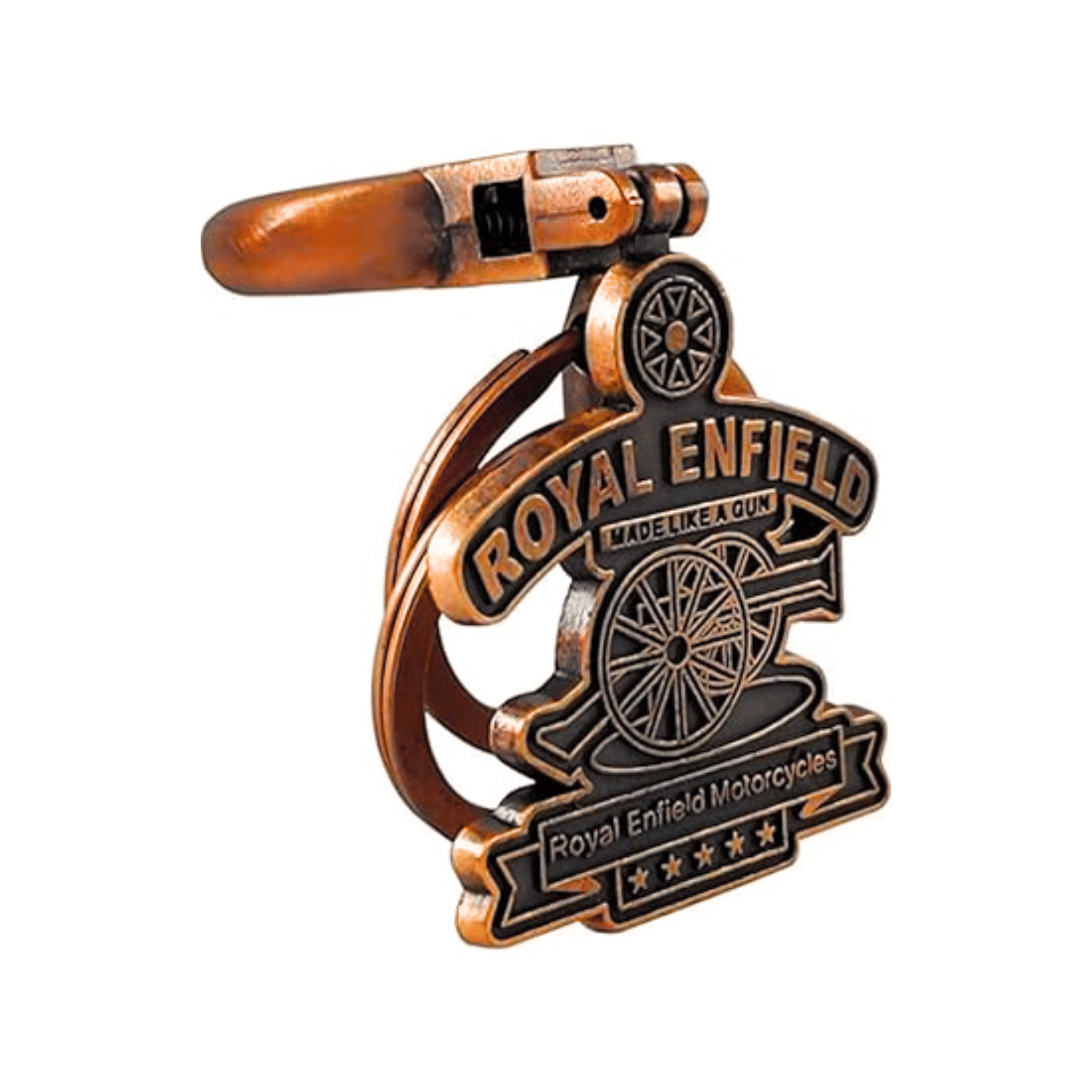     			AKSMIT Brown Men's Regular Keychain ( Pack of 1 )