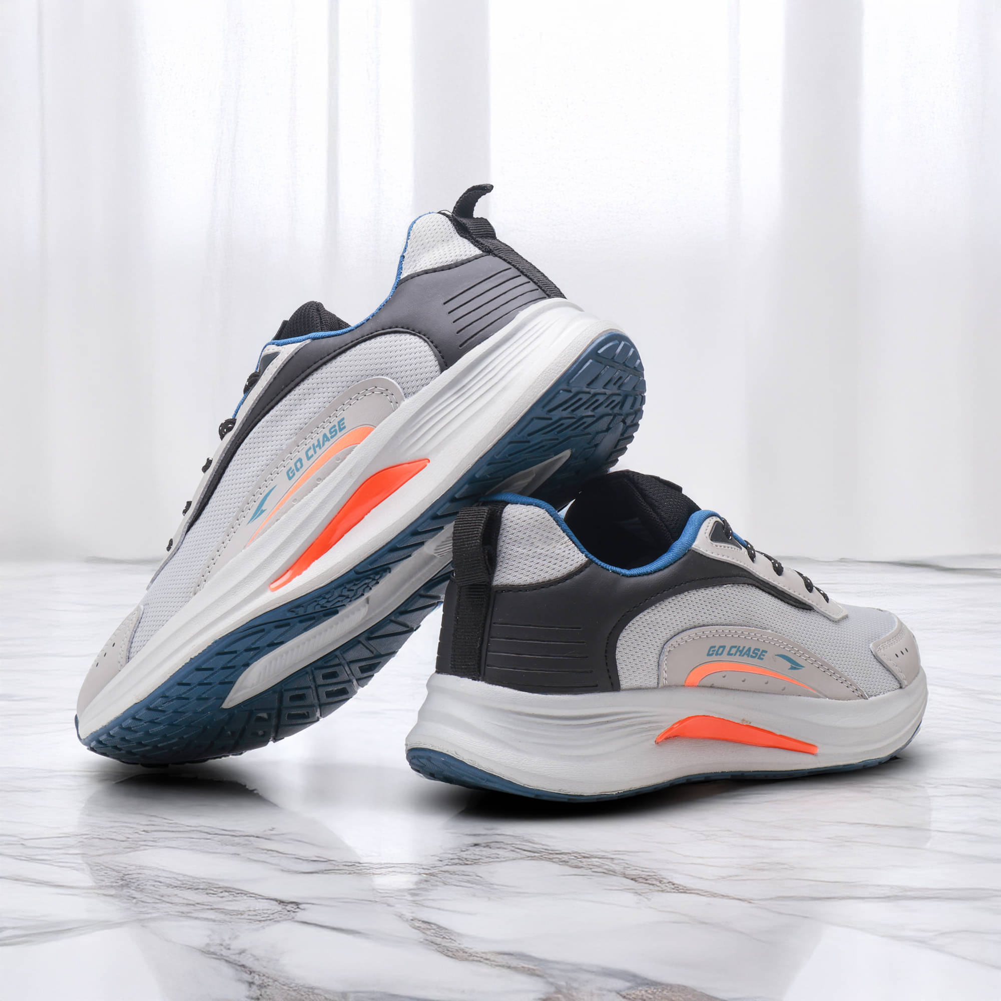     			ASIAN CIVIC-04 Light Grey Men's Sports Running Shoes