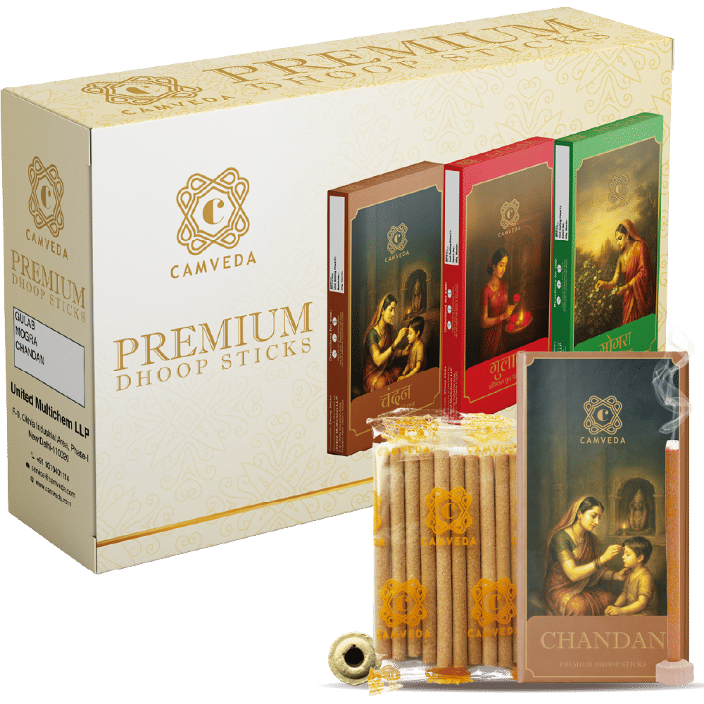 Camveda Incense Dhoop Sticks Chandan 12 Pieces ( Pack of 12 ) Camveda Incense Dhoop Sticks Chandan 12 Pieces ( Pack of 12 )