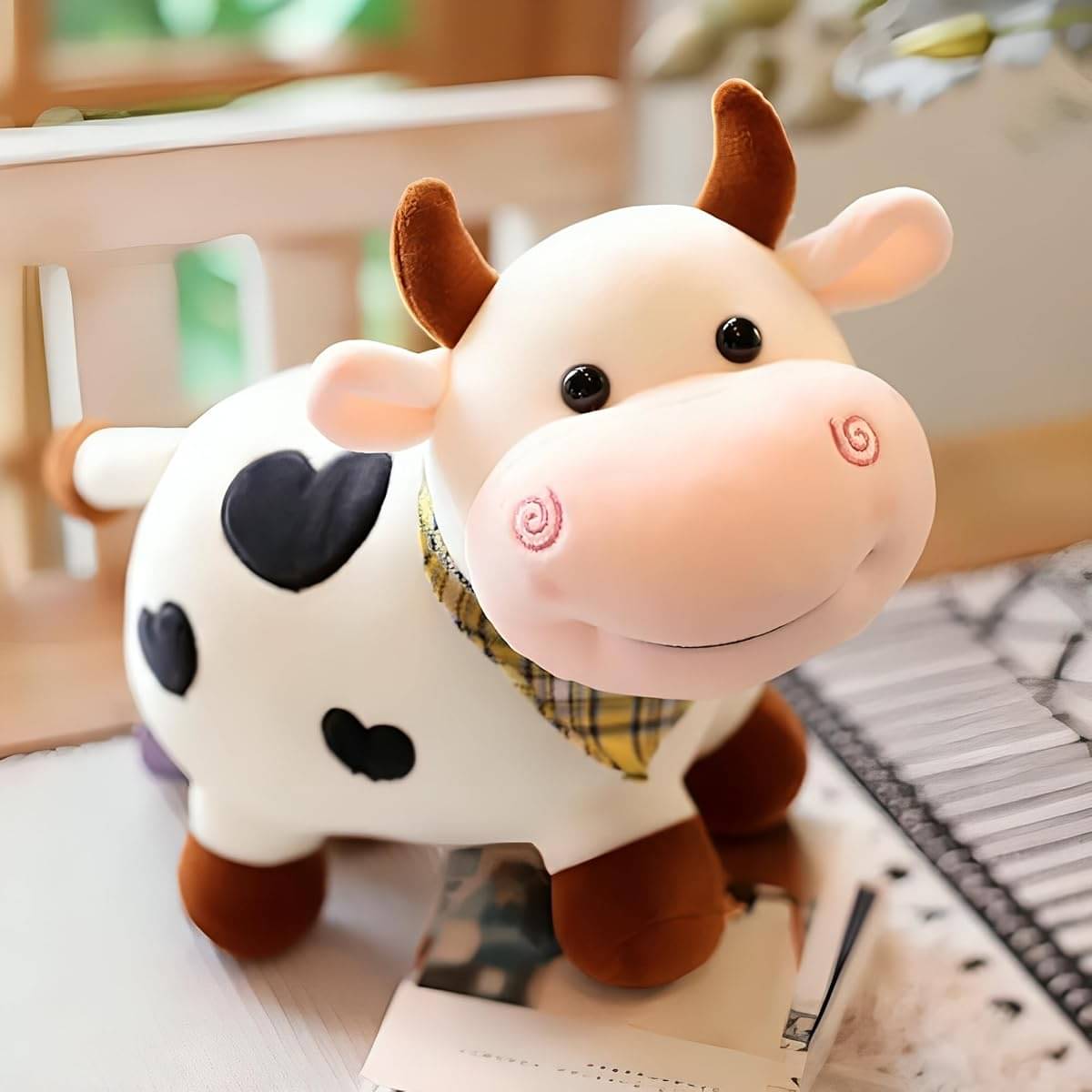     			Cute White Cow toy Plush Stuffed Toy for Kids/gift