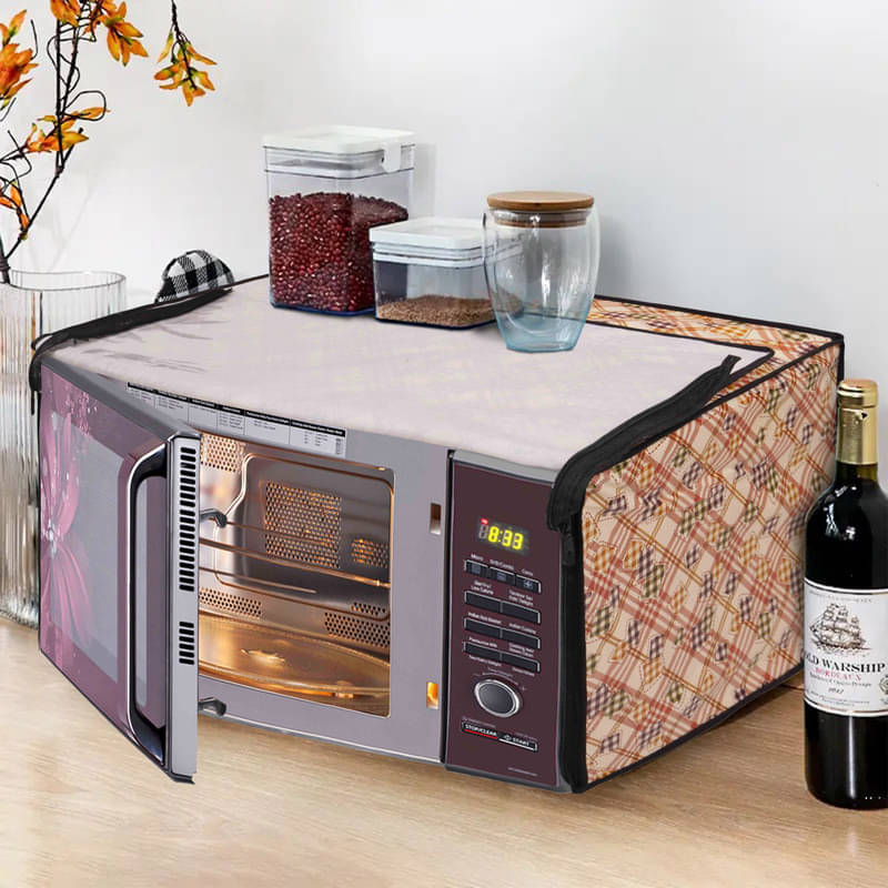     			Dream Care Single PVC Blue Microwave Oven Cover - 26-28L