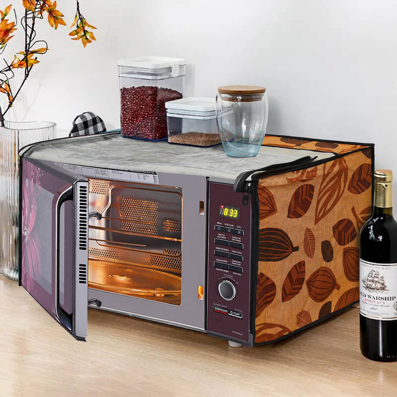     			Dream Care Single PVC Brown Microwave Oven Cover - 26-28L