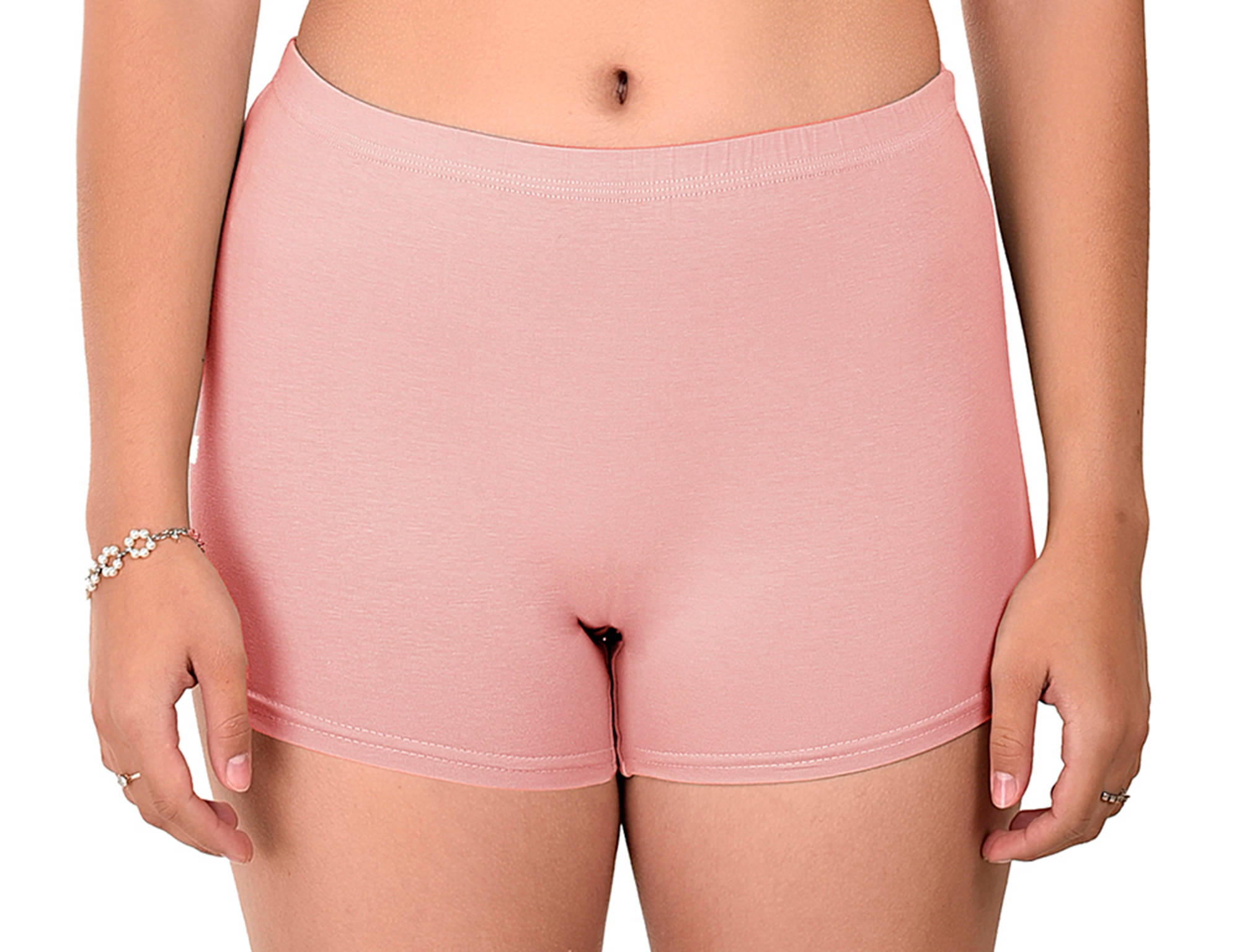     			Elina Cotton Lycra Boys Short ( Peach , Pack of 1 )