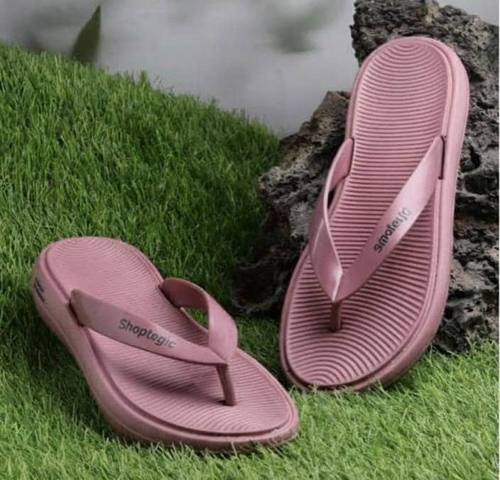 FUSEOWL Pink Women's Thong Flip Flop