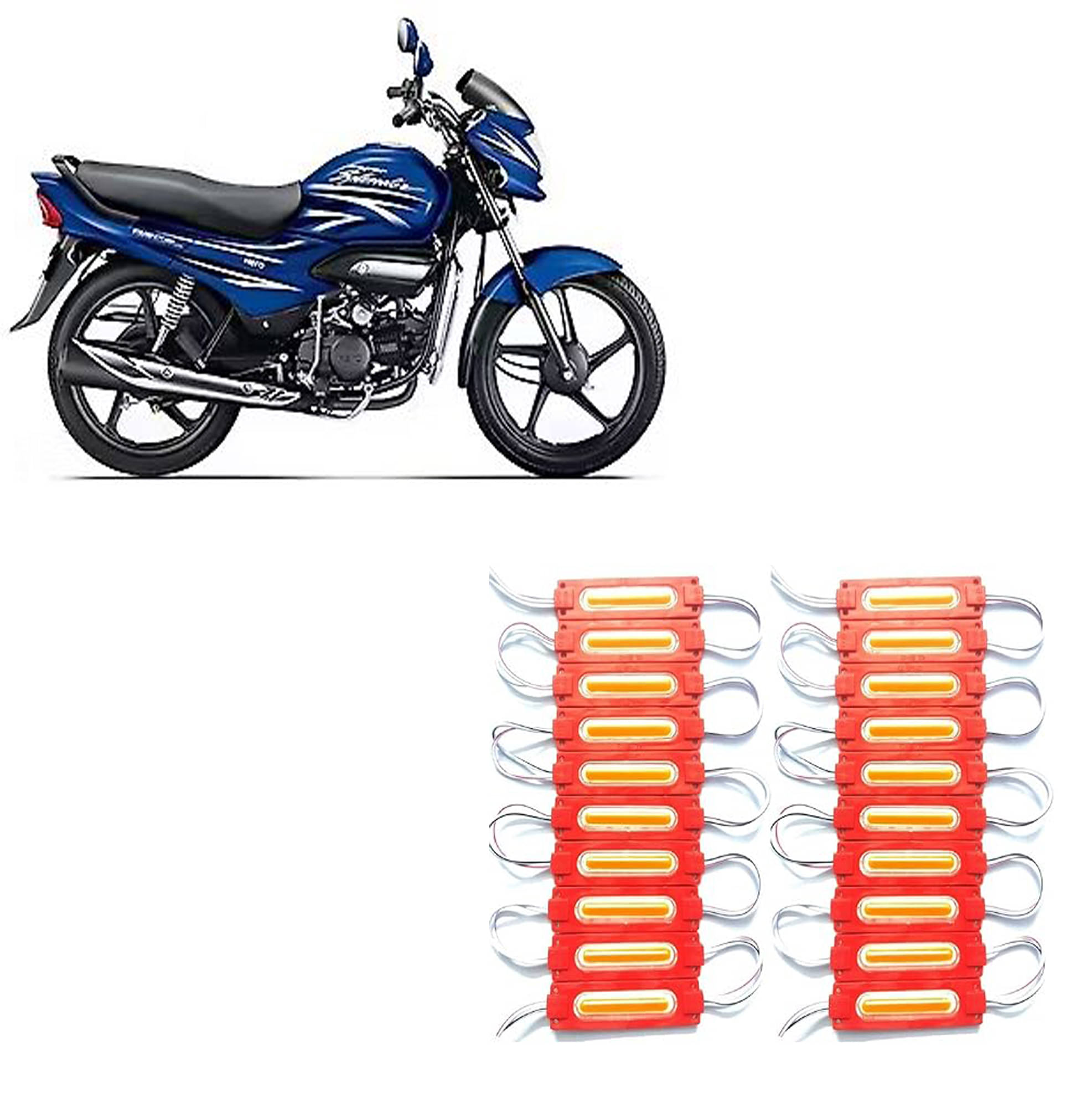 GENRIC 01 Tail Light For All Bike Make ( Pack of 10 ) GENRIC 01 Tail Light For All Bike Make ( Pack of 10 )