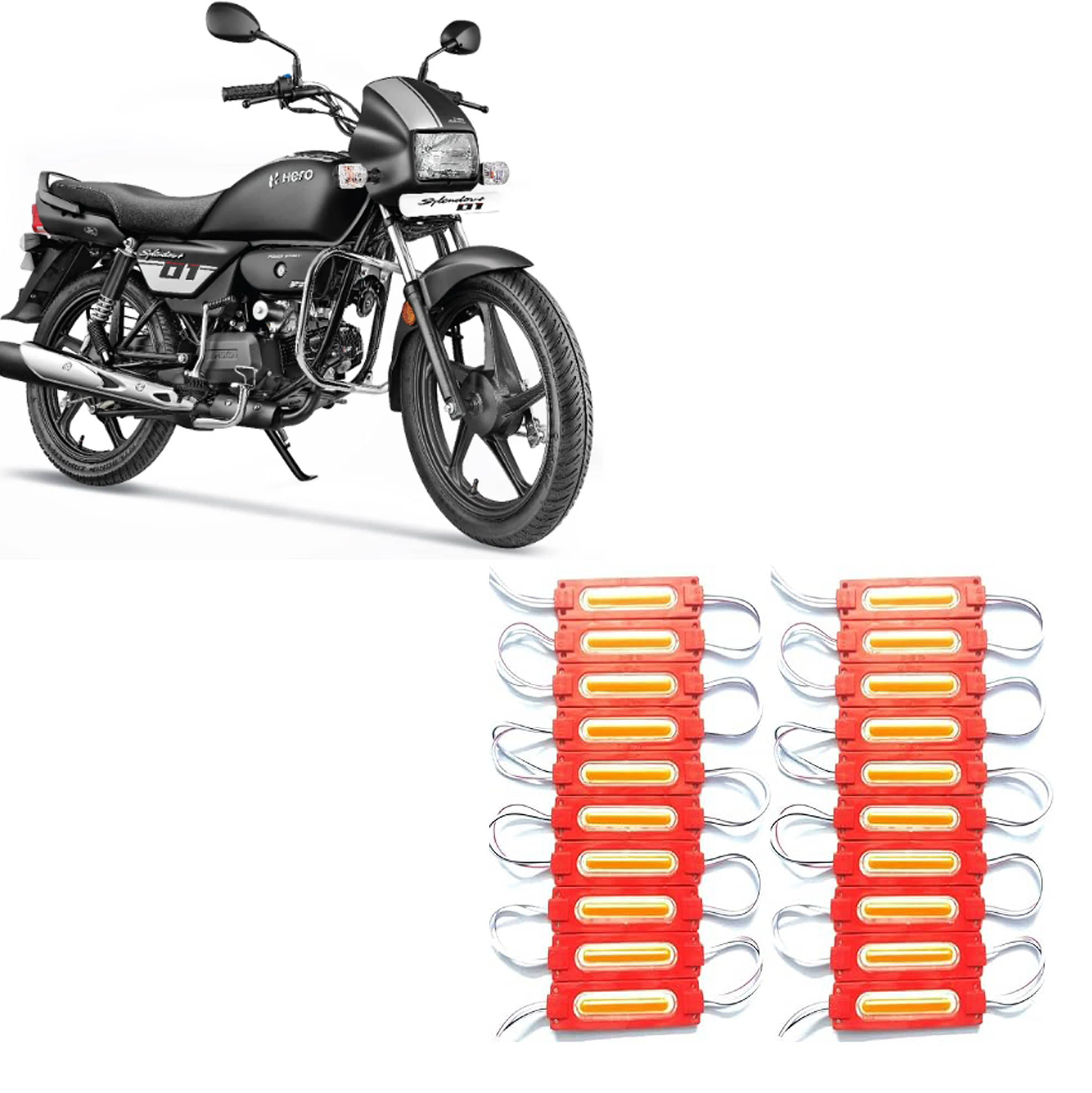     			GENRIC 01 Tail Light For All Bike Make ( Pack of 10 )