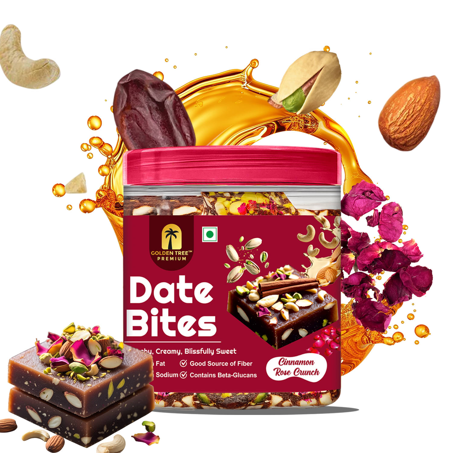 Golden Tree Cinnamon Crunch Dates Bites 360 gm Golden Tree Cinnamon Crunch Dates Bites 360 gm