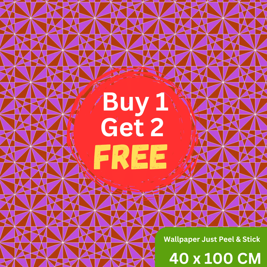     			Interawall Decor Self-Adhesive Decal Wallpaper Specific Product for Bedroom, Living Room, Kids Room, Play Room, Office | Abstract Home Wallpaper for Home Decor (Buy 1 get 2 Free, Pack of 3 Pcs,  Size-16x39 Inches Each Strip)