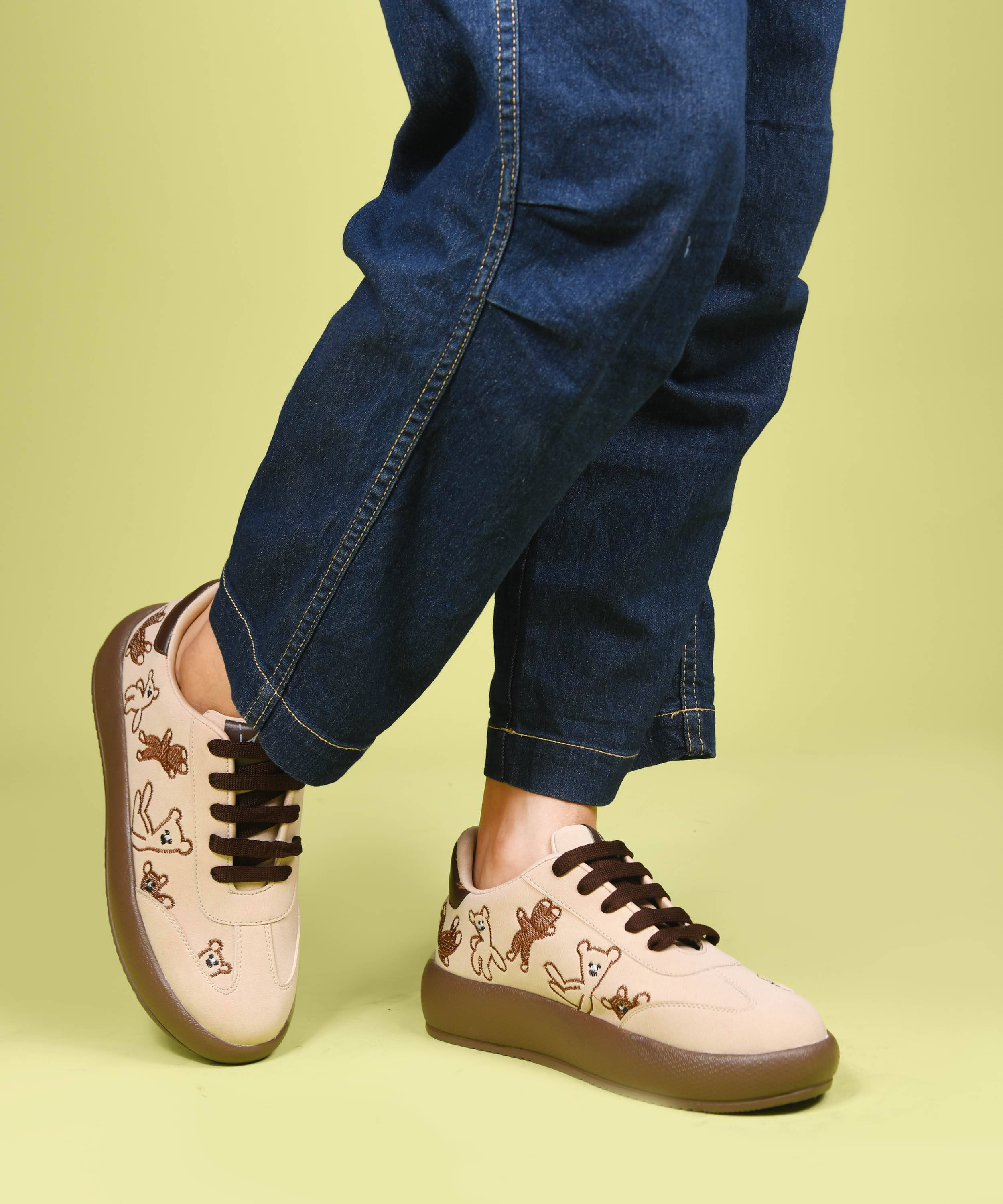 JM Looks Cream Women's Sneakers JM Looks Cream Women's Sneakers