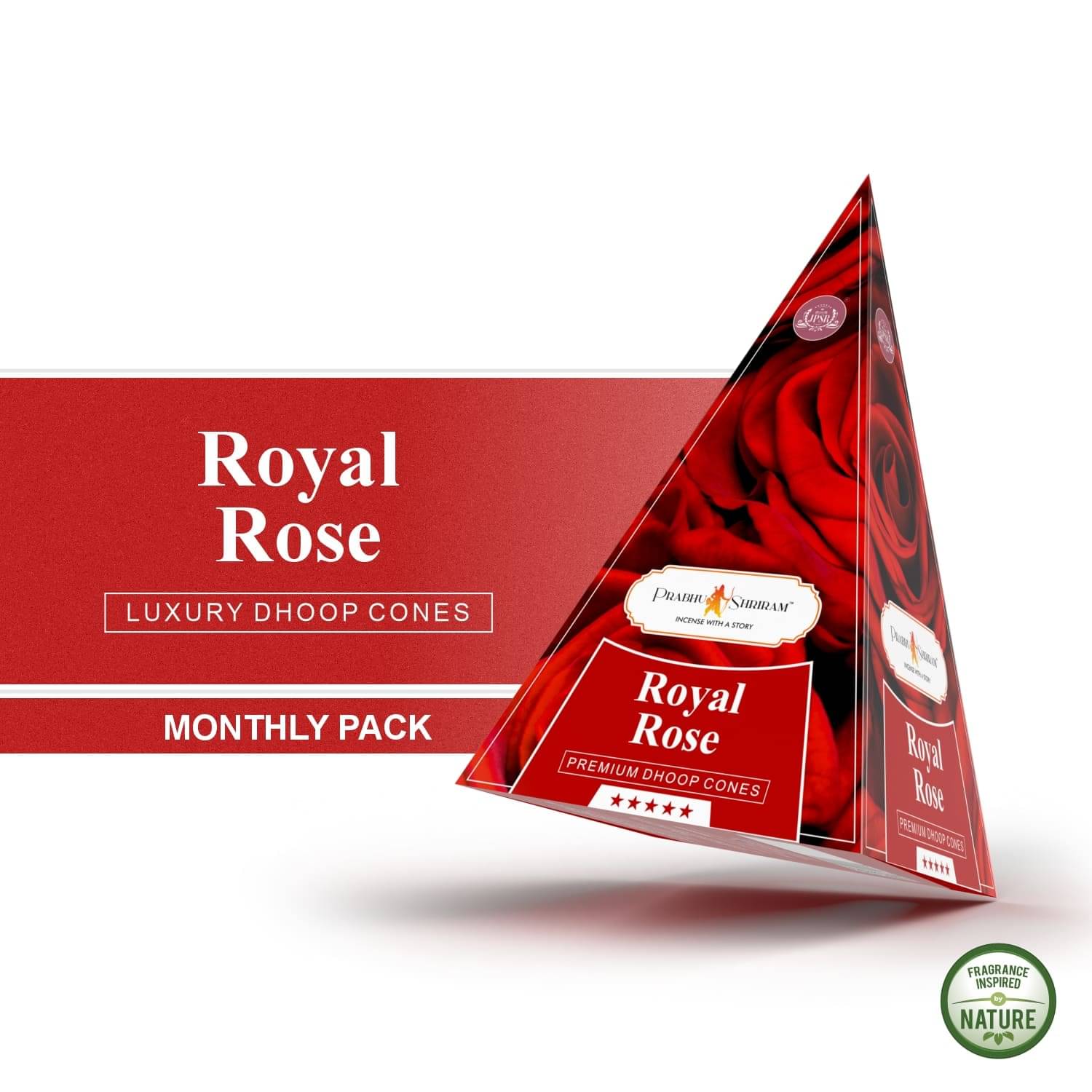     			JPSR Incense Dhoop Cone Rose 150 gm ( Pack of 1 )