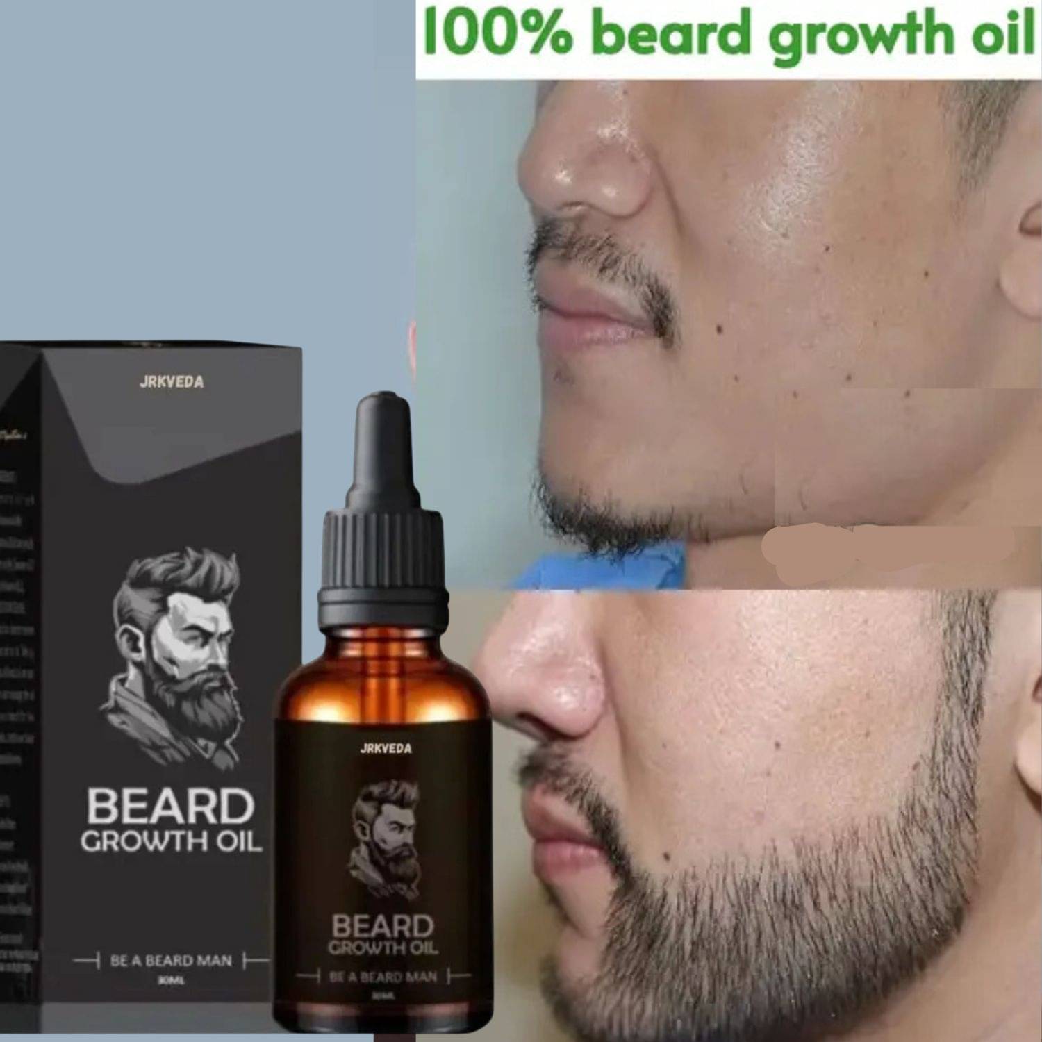 JRKVEDA Vitamin E Promotes Beard Growth Beard Oil 30 ml     			JRKVEDA Vitamin E Promotes Beard Growth Beard Oil 30 ml