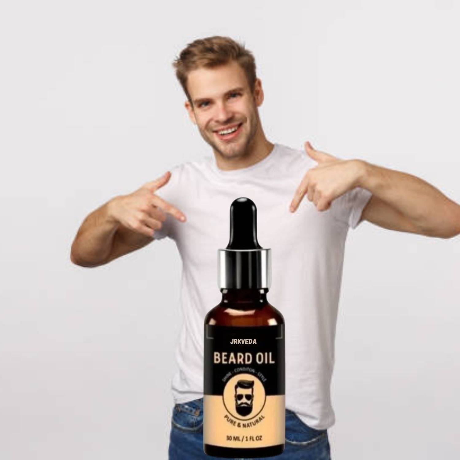 JRKVEDA Vitamin E Promotes Beard Growth Beard Oil 30 ml     			JRKVEDA Vitamin E Promotes Beard Growth Beard Oil 30 ml