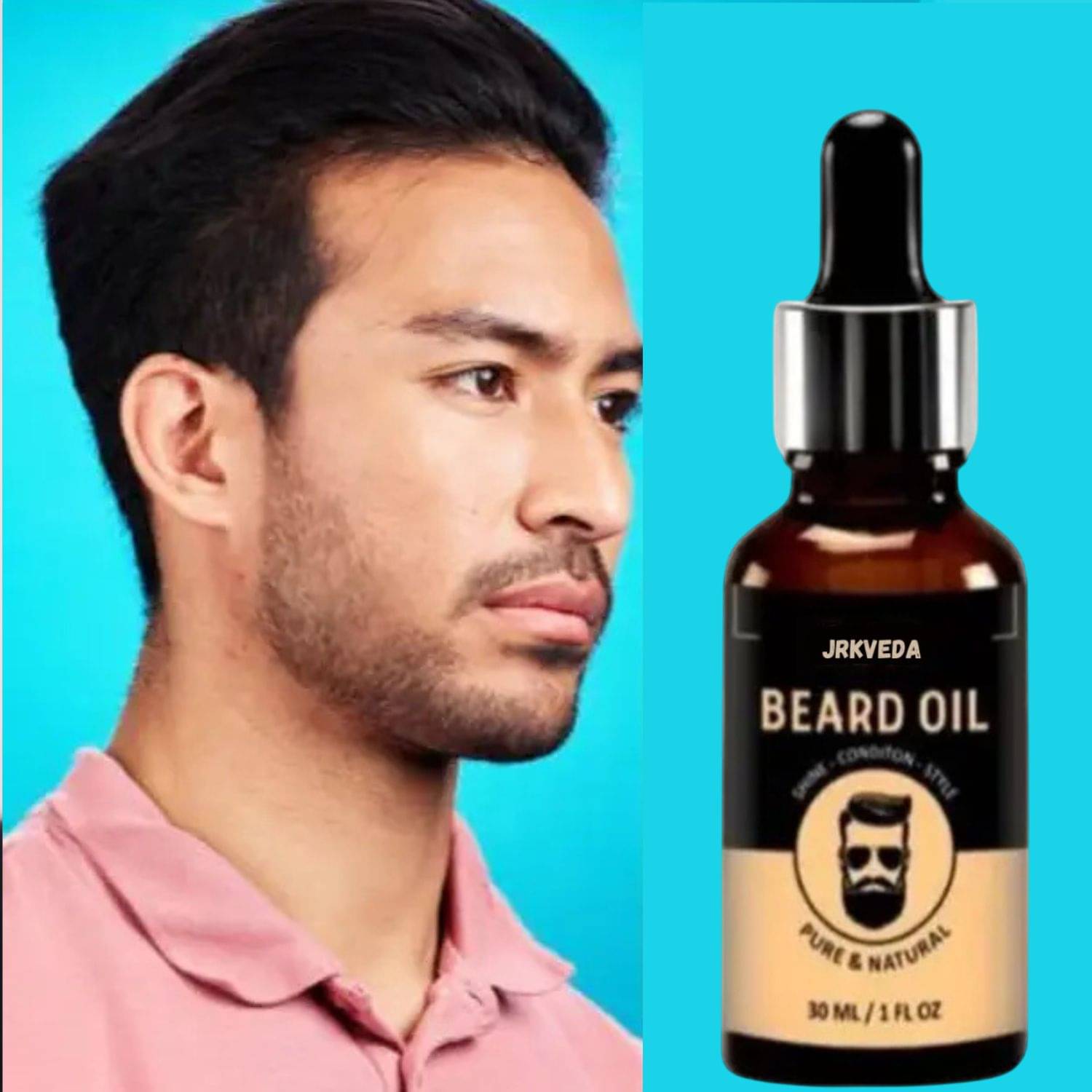 JRKVEDA Vitamin E Promotes Beard Growth Beard Oil 30 ml     			JRKVEDA Vitamin E Promotes Beard Growth Beard Oil 30 ml