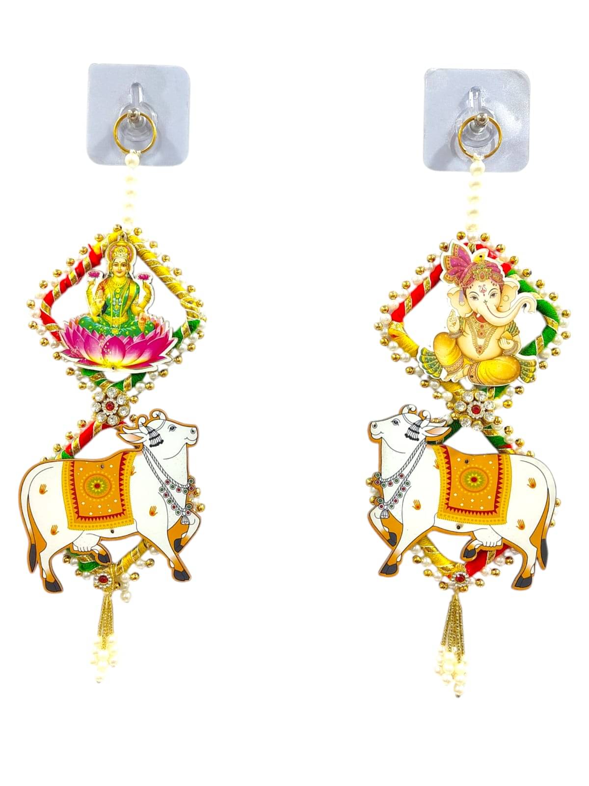 KOOGLY Laxmi Ganesh Designer Set of 2 with Shubh Labh Wall Hanging for Diwali Decoration| Wall Decor |Temple Decor Wall Hanging |Pooja and Home Decor Hanging     			KOOGLY Laxmi Ganesh Designer Set of 2 with Shubh Labh Wall Hanging for Diwali Decoration| Wall Decor |Temple Decor Wall Hanging |Pooja and Home Decor Hanging