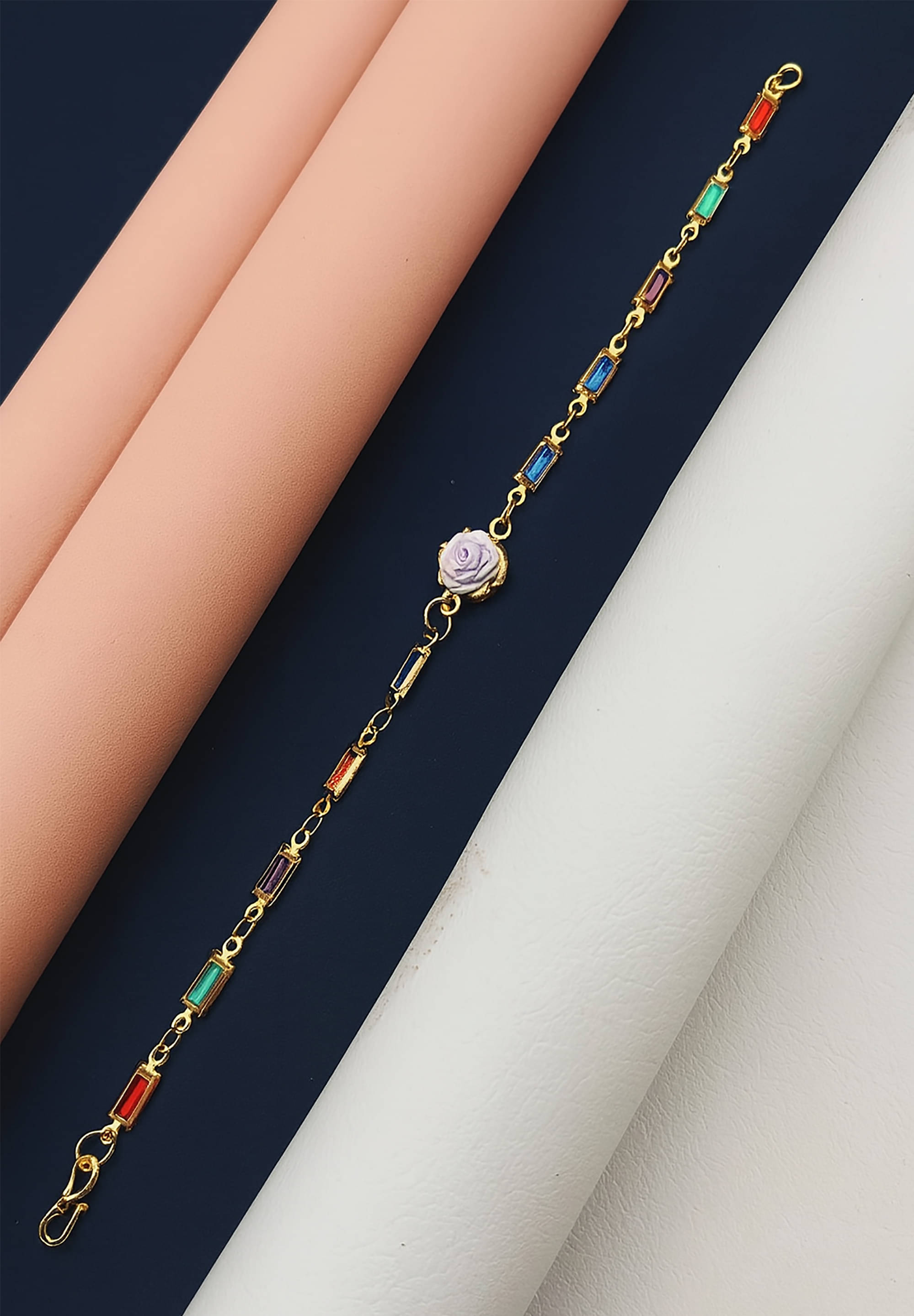     			KRIMO Purple Bracelet ( Pack of 1 )