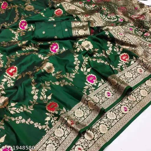     			Kashtbhanjan Silk Solid Regular Saree With Stitched Blouse ( Beige )
