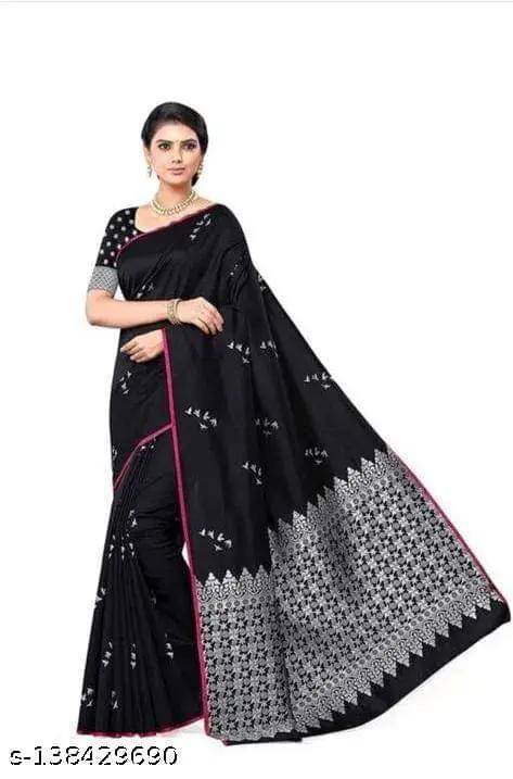     			Kashtbhanjan Silk Solid Regular Saree With Stitched Blouse ( Light Green )