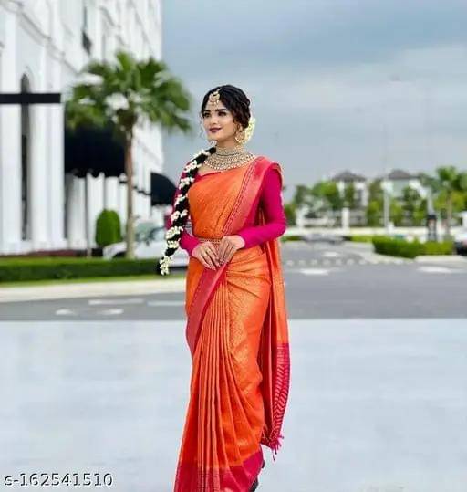     			Kashtbhanjan Silk Solid Regular Saree With Stitched Blouse ( Teal )