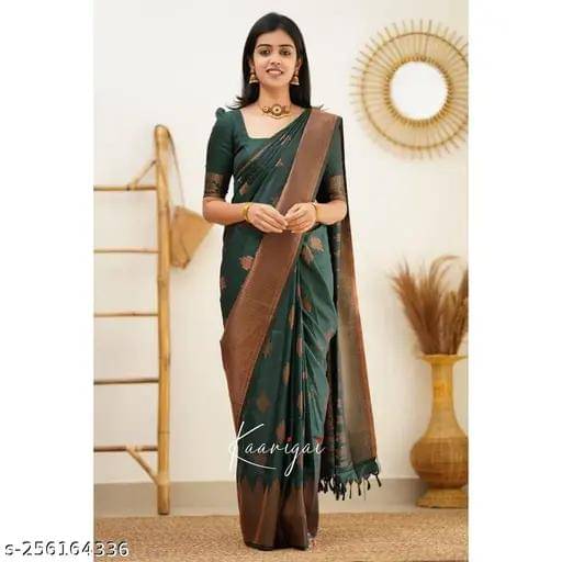 Kashtbhanjan Silk Solid Regular Saree With Stitched Blouse ( Purple ) Kashtbhanjan Silk Solid Regular Saree With Stitched Blouse ( Purple )