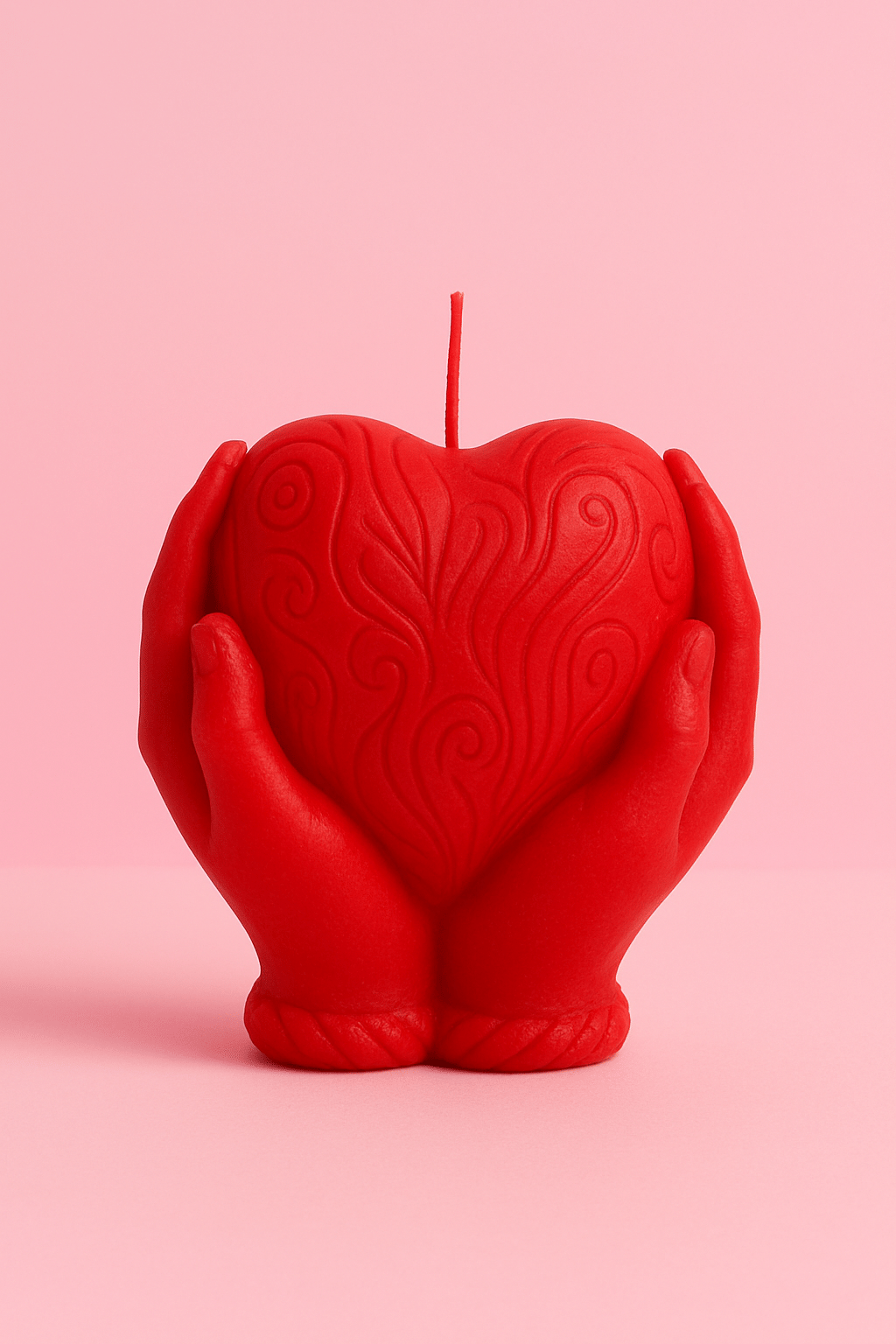     			MANJU Red Woods Floating Candle 14 cm ( Pack of 1 )