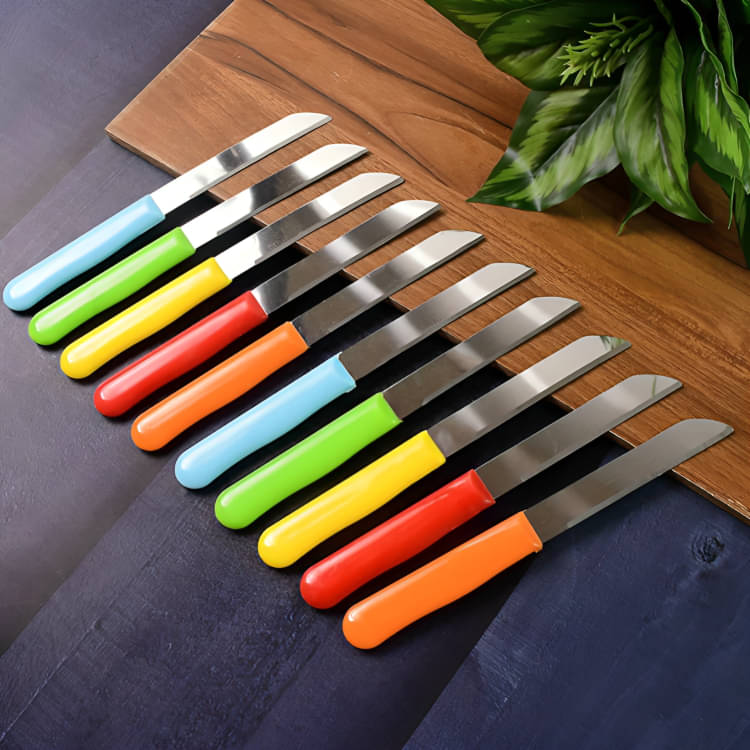     			Multi Deal Set of 10 Knife for Kitchen Use Stainless Steel Multi Purpose Knives Set