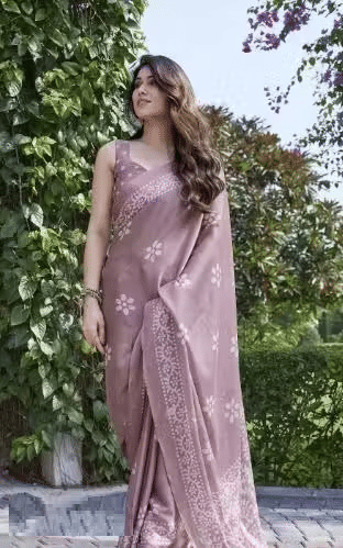     			Nexora Chiffon Printed Bandhani Sarees With Unstitched Blouse Piece ( Pink )