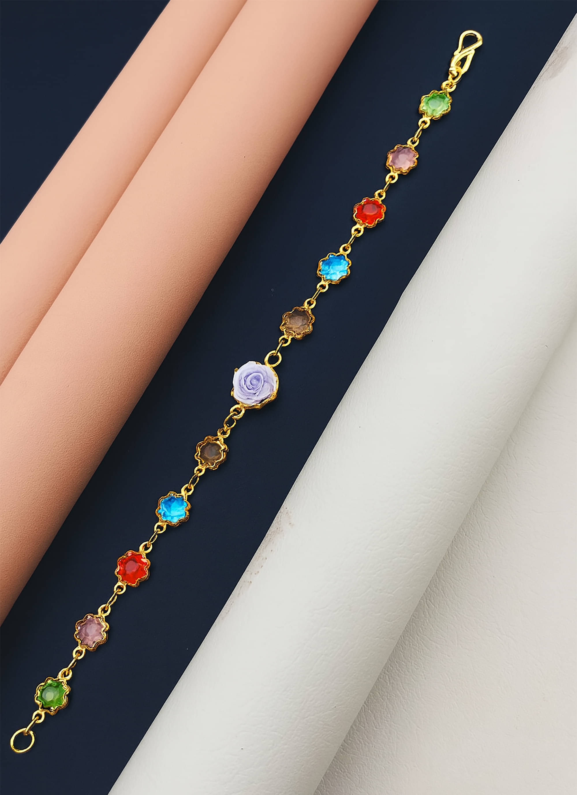 SHANKHRAJ MA LL Multicolor Bracelet ( Pack of 1 )     			SHANKHRAJ MA LL Multicolor Bracelet ( Pack of 1 )