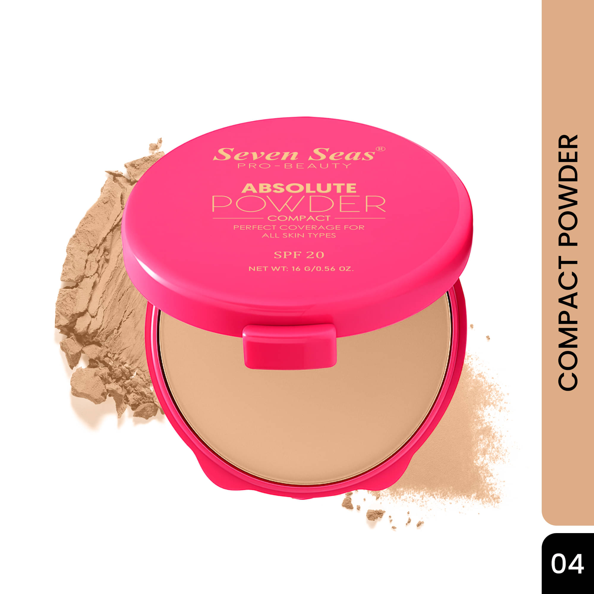     			Seven Seas Absolute Compact Pressed Powder Medium 16 g