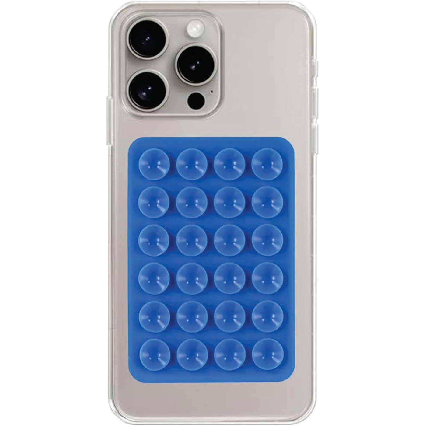     			Silicone Suction Phone Case | Hands-Free Phone Holder with 24 Strong Suction Cups | Wall, Mirror & Car Mount Mobile Cover for iPhone & Android Smartphones (Multicolor - 1 Pack )